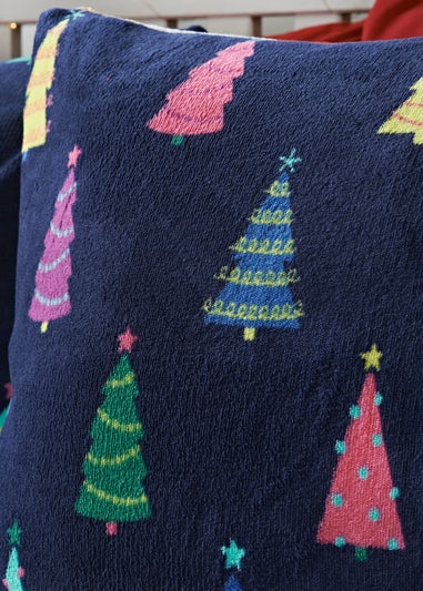 Joyful Christmas Tree Fleece Duvet Set
