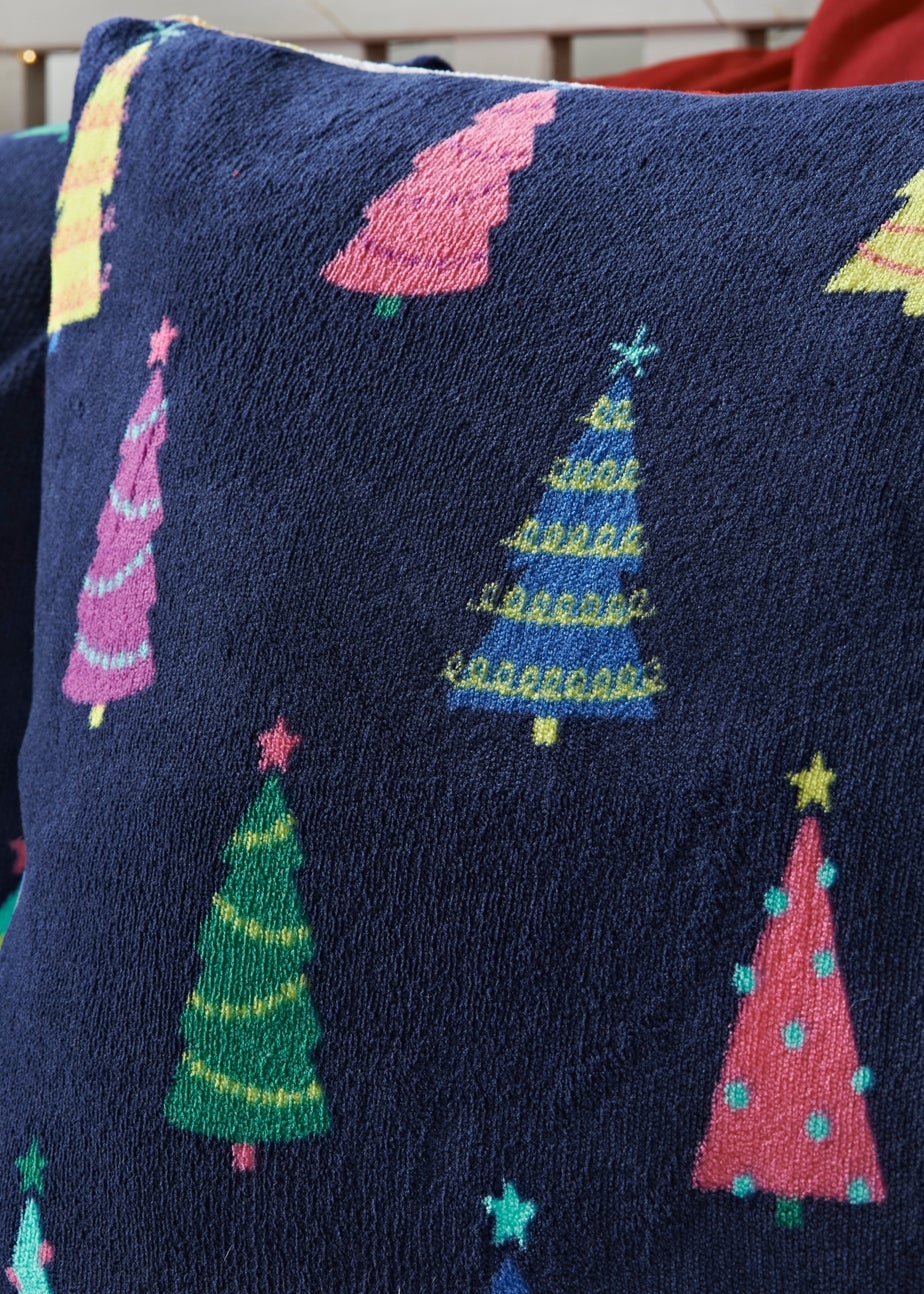 Joyful Christmas Tree Fleece Duvet Set
