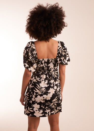 Blue Vanilla Black Ring Detail Mini Dress