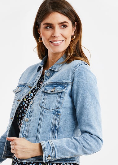 Threadbare Light Blue Rome Classic Denim Jacket