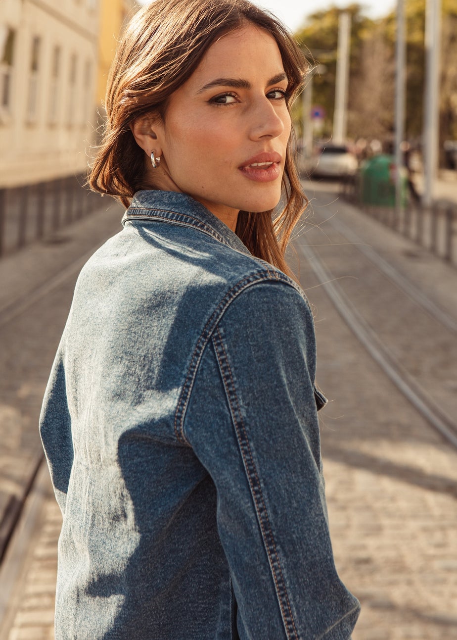 Threadbare Blue Rome Classic Denim Jacket