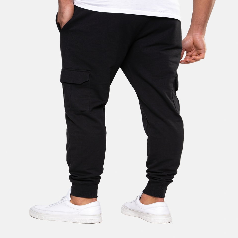 Threadbare Black Cargo Style Joggers