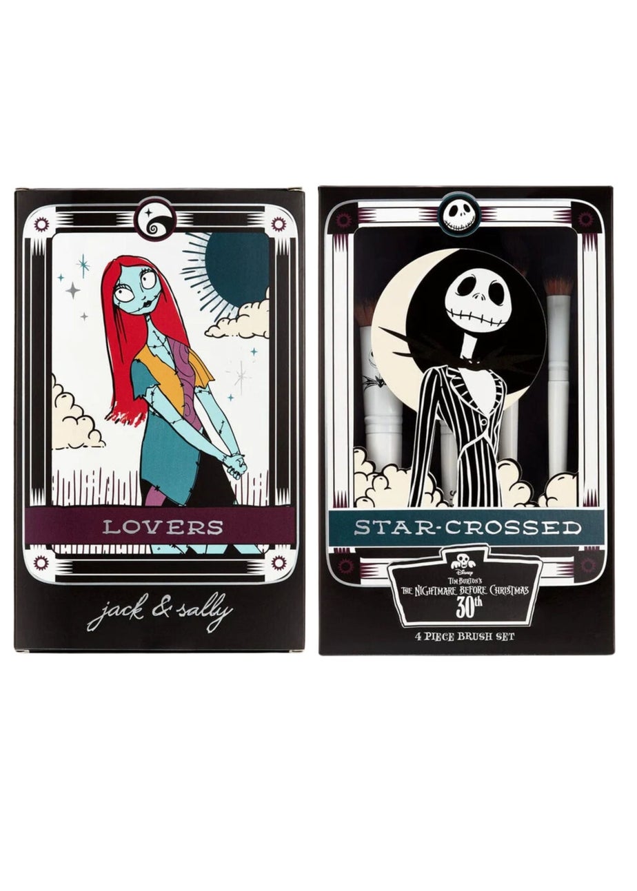 Spectrum Disney Nightmare Before Christmas - Star Crossed Lovers 4 Piece Brush Set