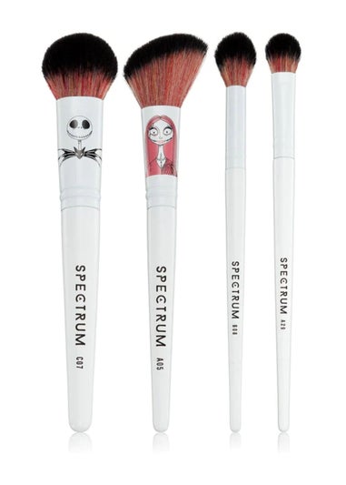 Spectrum Disney Nightmare Before Christmas - Star Crossed Lovers 4 Piece Brush Set