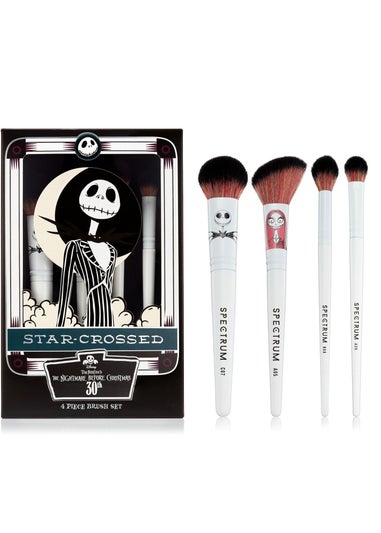 Spectrum Disney Nightmare Before Christmas - Star Crossed Lovers 4 Piece Brush Set