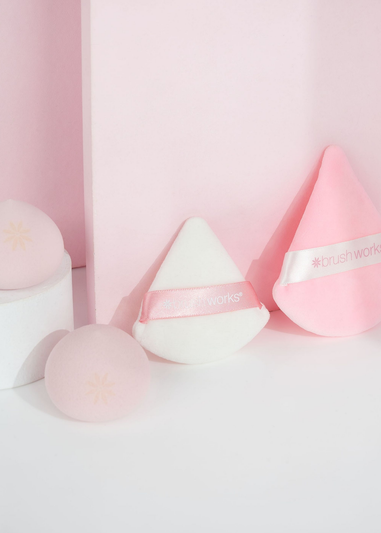 Brushworks Blending Drops & Triangle Powder Puff Set