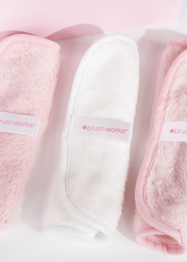 Brushworks Re-usable Makeup Remover Cloth Trio