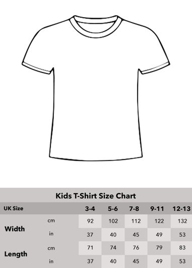 Friends Kids Baby Pink Skyline Printed T-Shirt (3-13 yrs)