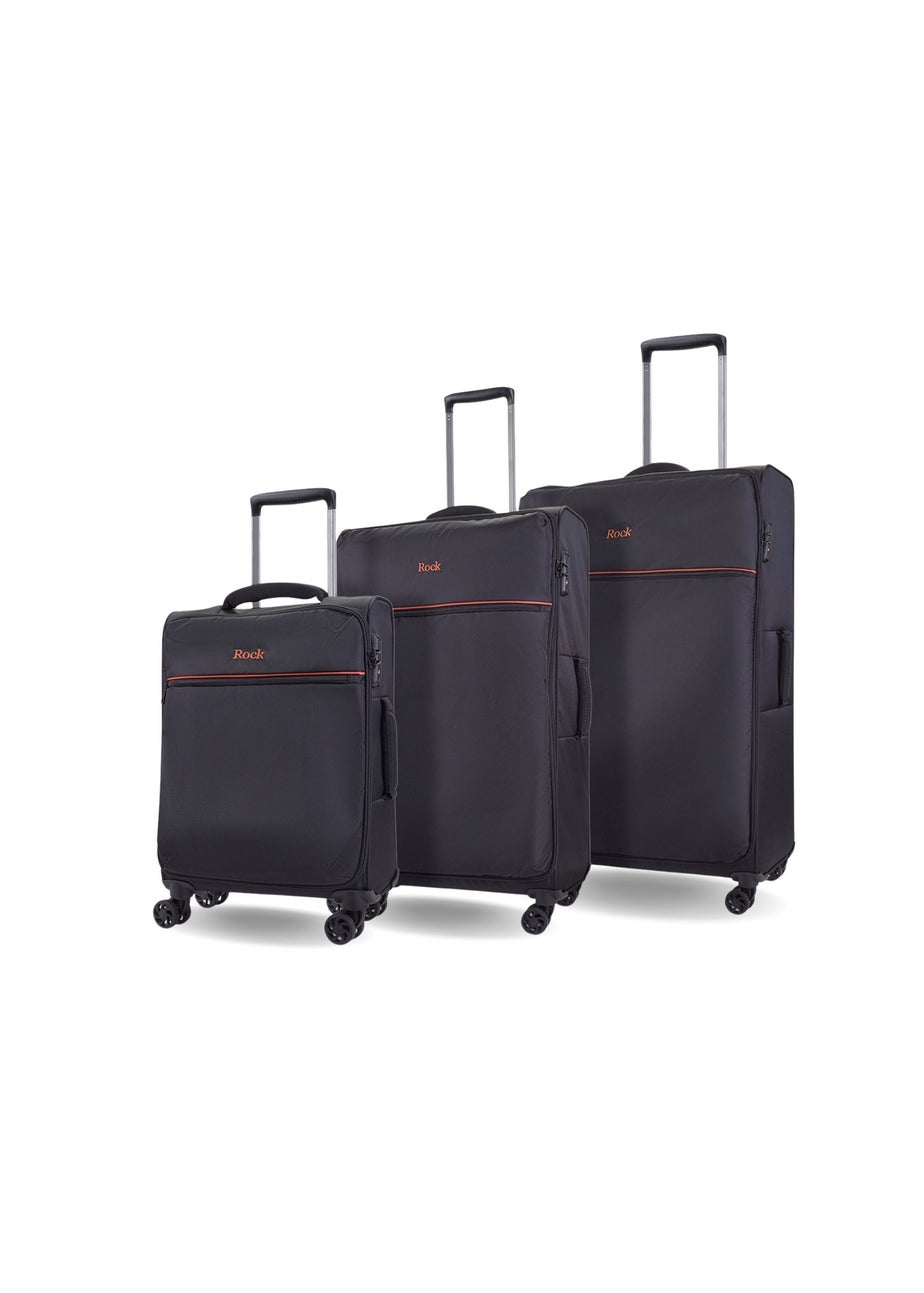 Rock Black/Orange Pegasus Suitcase