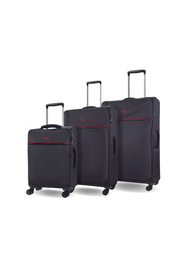 Rock Black/Red Pegasus Suitcase
