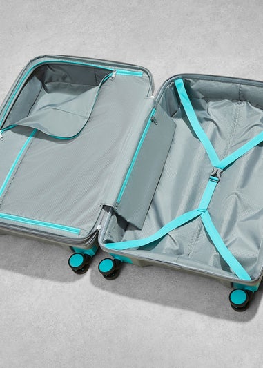 Rock Tulum Suitcase Grey/Aqua