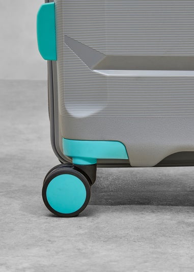 Rock Tulum Suitcase Grey/Aqua
