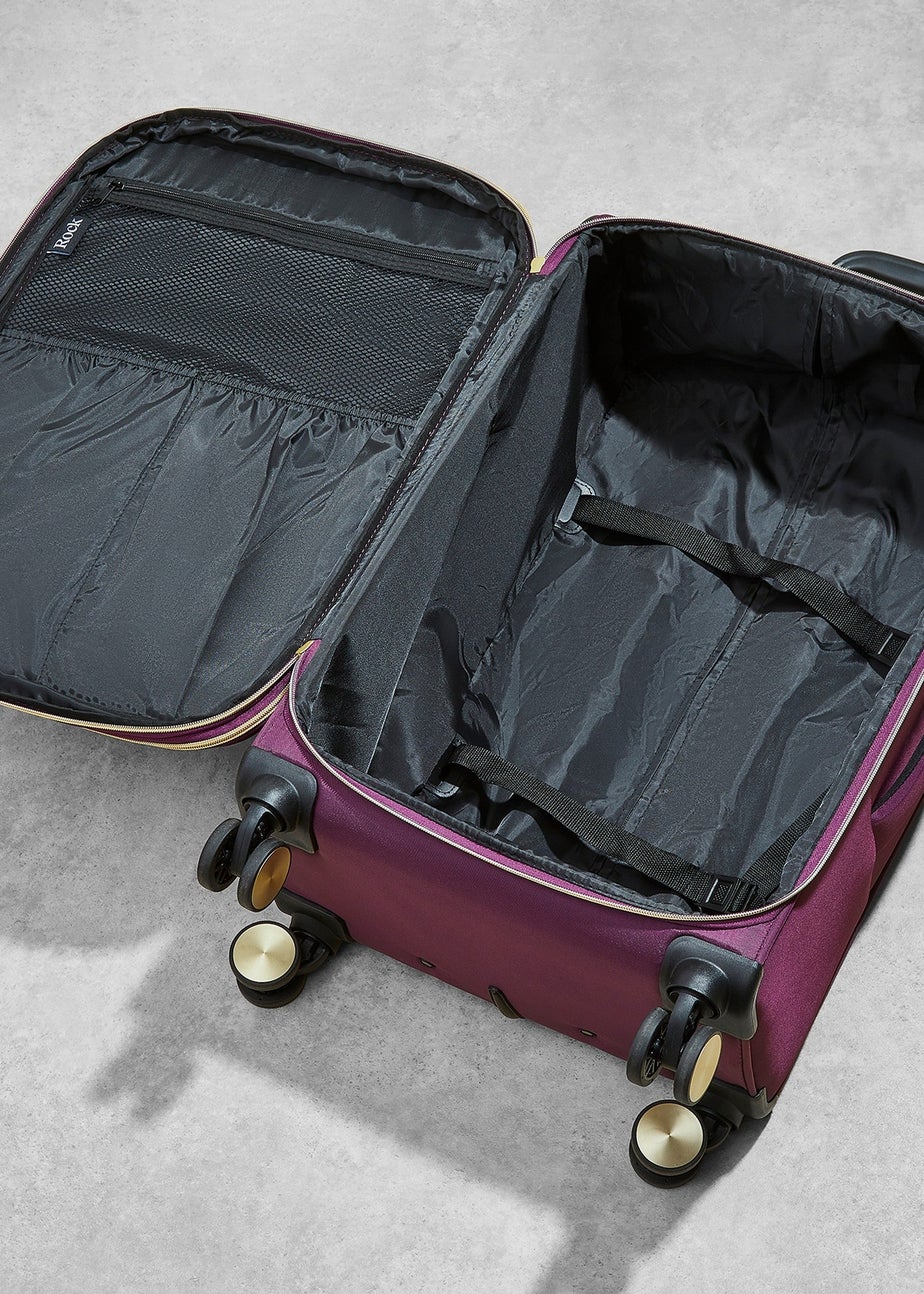 Rock Sloane Suitcase Purple