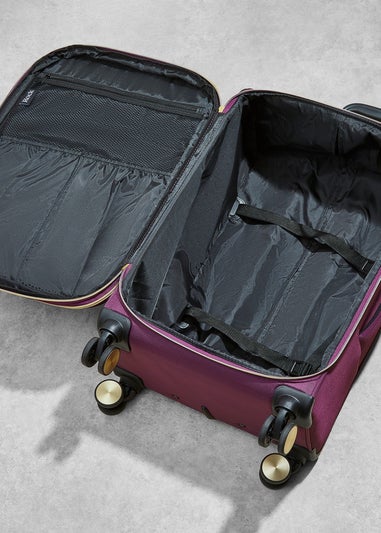 Rock Sloane Suitcase Purple