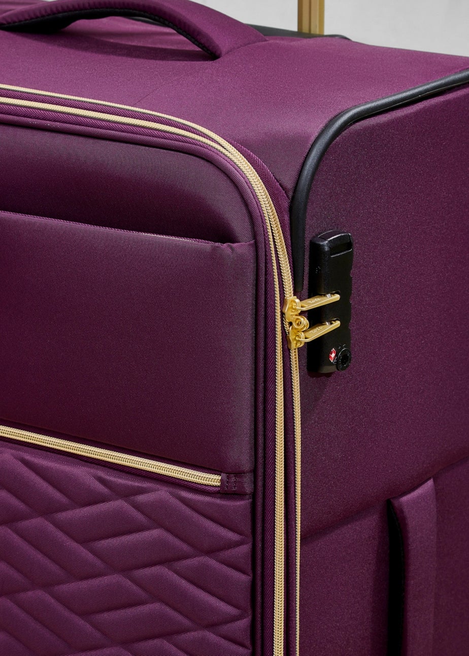 Rock Sloane Suitcase Purple