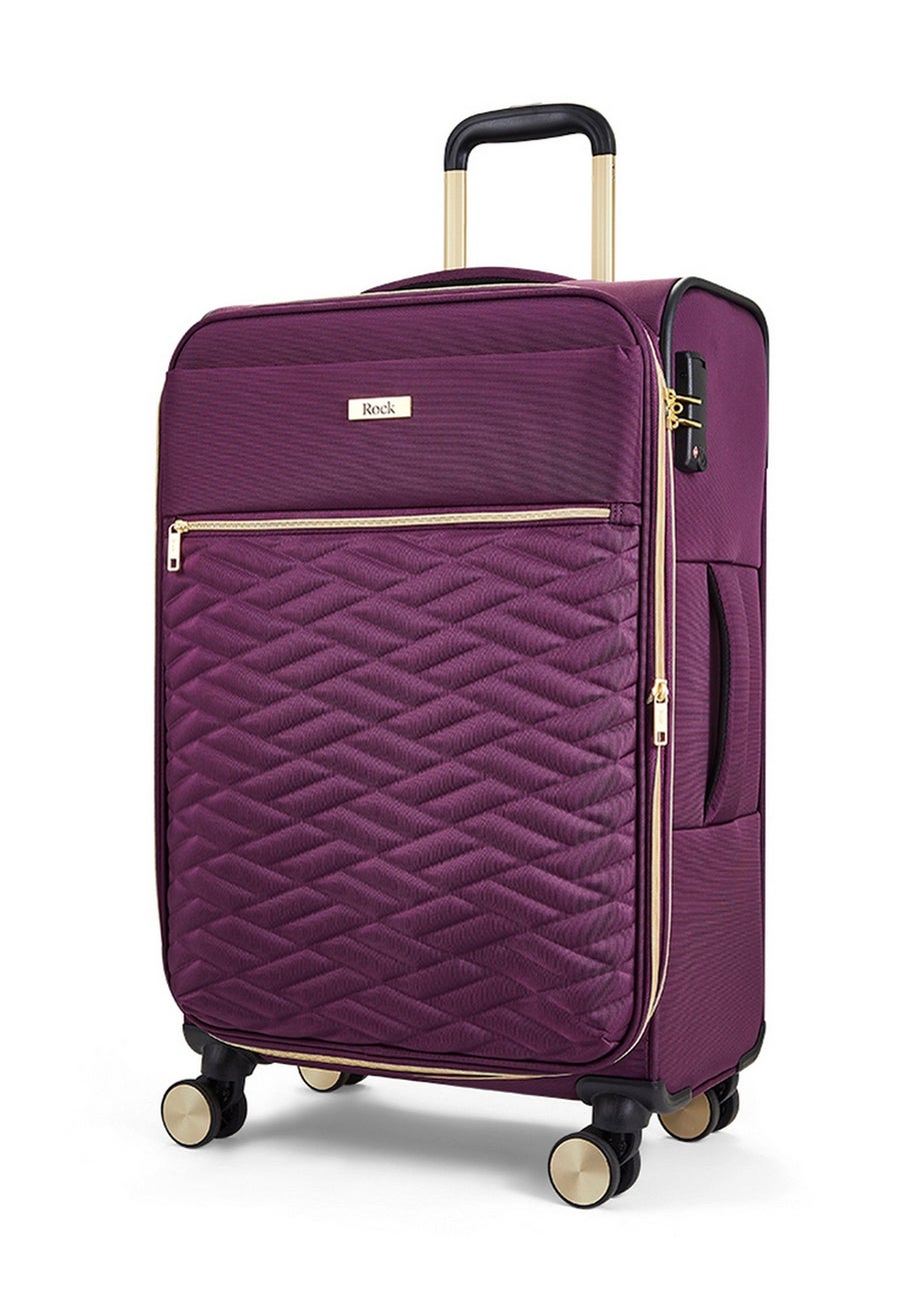 Rock Sloane Suitcase Purple