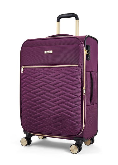 Rock Sloane Suitcase Purple