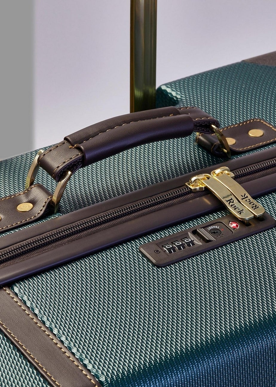 Rock Vintage Suitcase Emerald Green