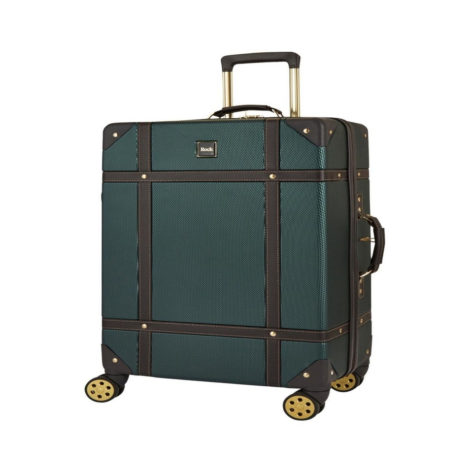 Rock Vintage Suitcase Emerald Green