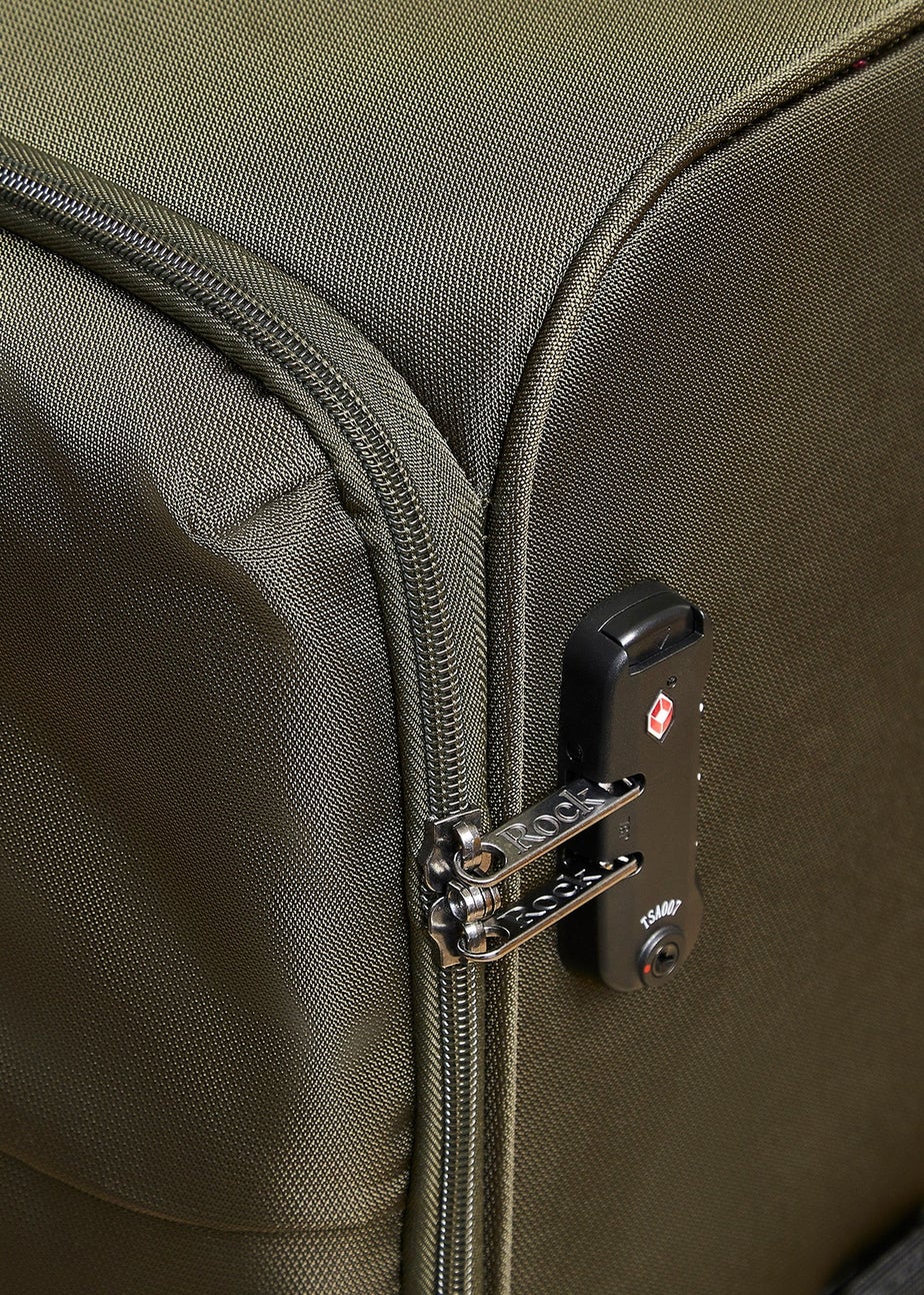 Rock Paris Suitcase Olive Green