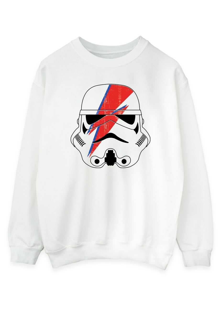 Star Wars Command Stormtrooper Adult White Graphic Sweatshirt