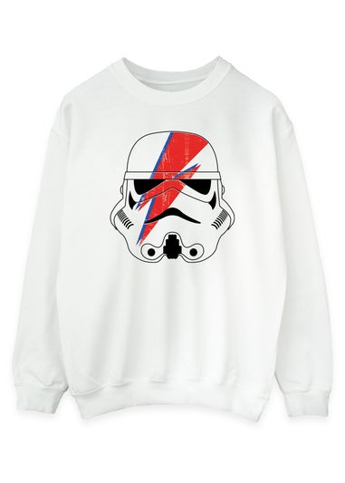Star Wars Command Stormtrooper Adult White Graphic Sweatshirt