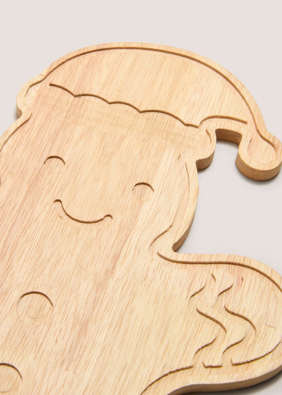 Joyful Gingerbread Shaped Board
