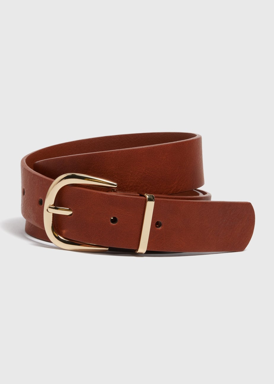 Tan Jeans Belt