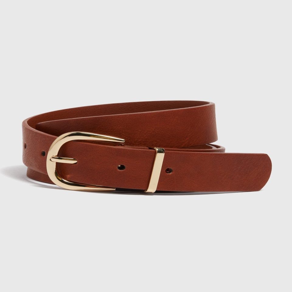 Tan Jeans Belt