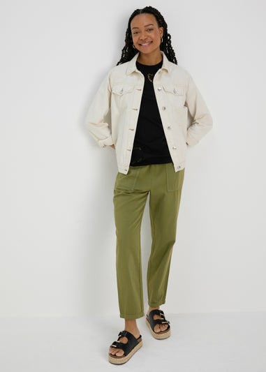 Black Floral Cut Out T-Shirt