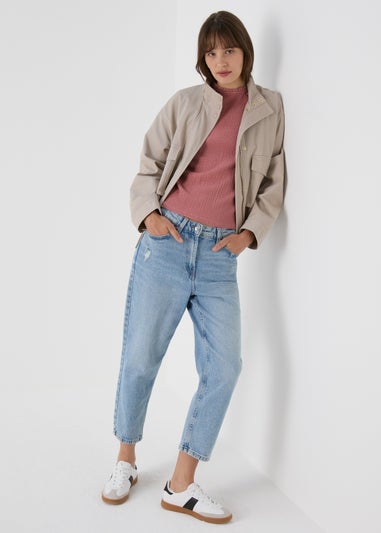 Pink Lace Insert Top