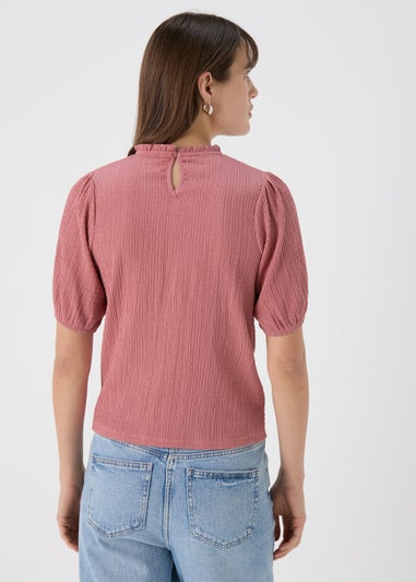 Pink Lace Insert Top