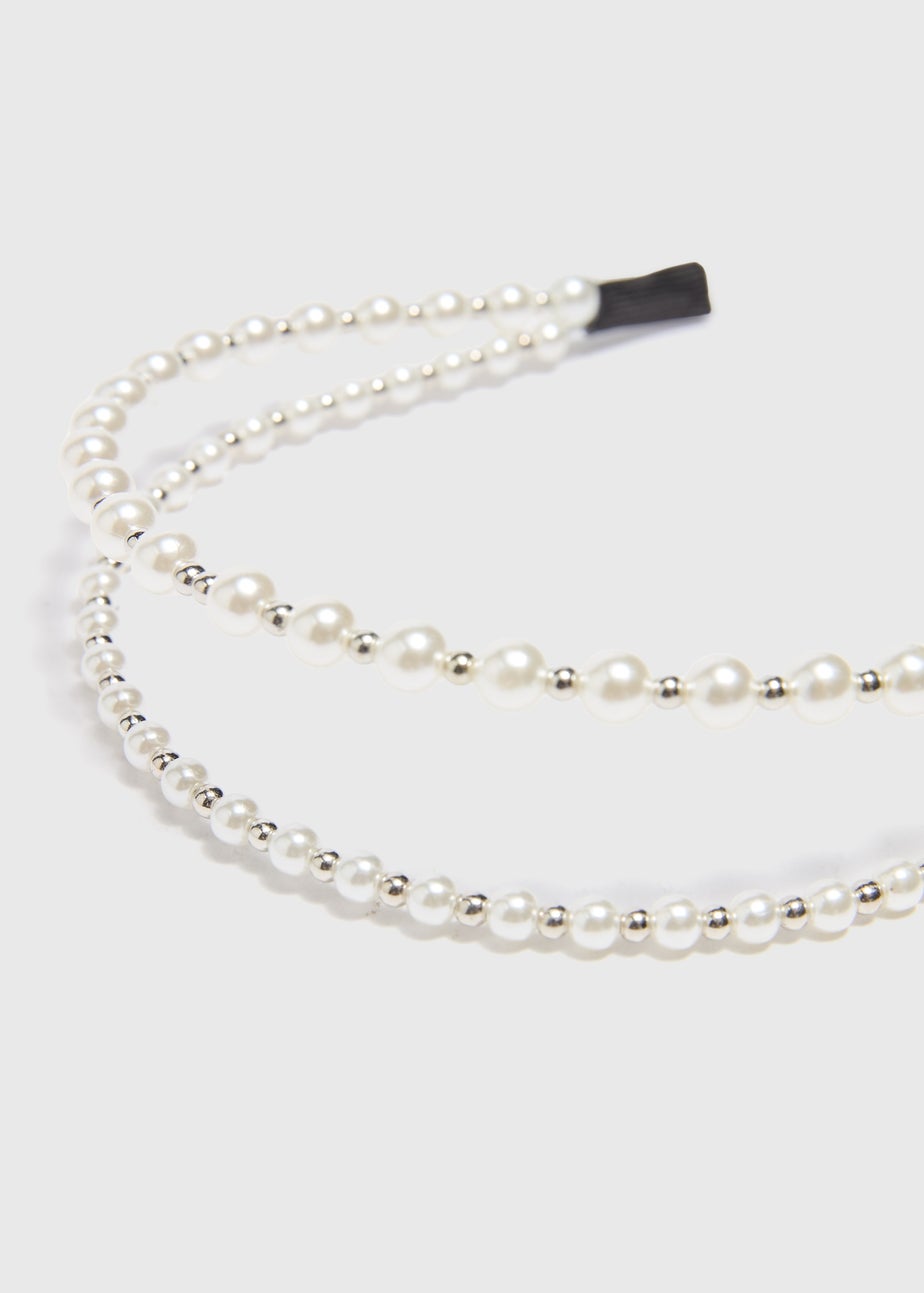 White Pearl Headband