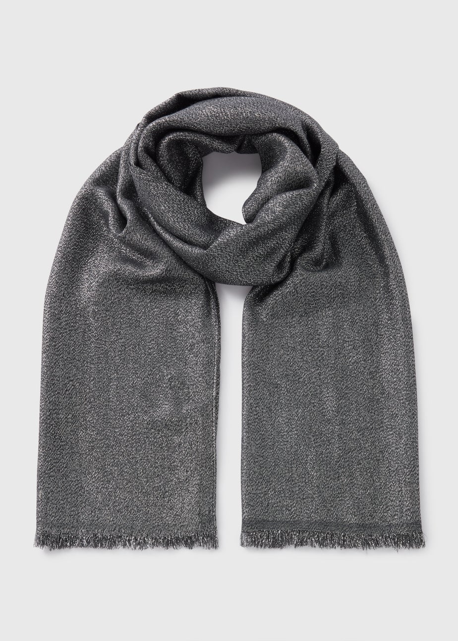 Pewter Woven Scarf