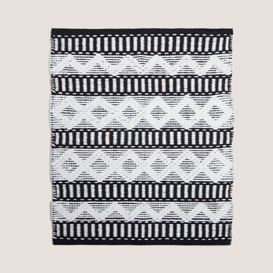 Monochrome Cabana Bathmat