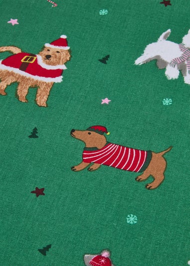Christmas Dog Tea Towel