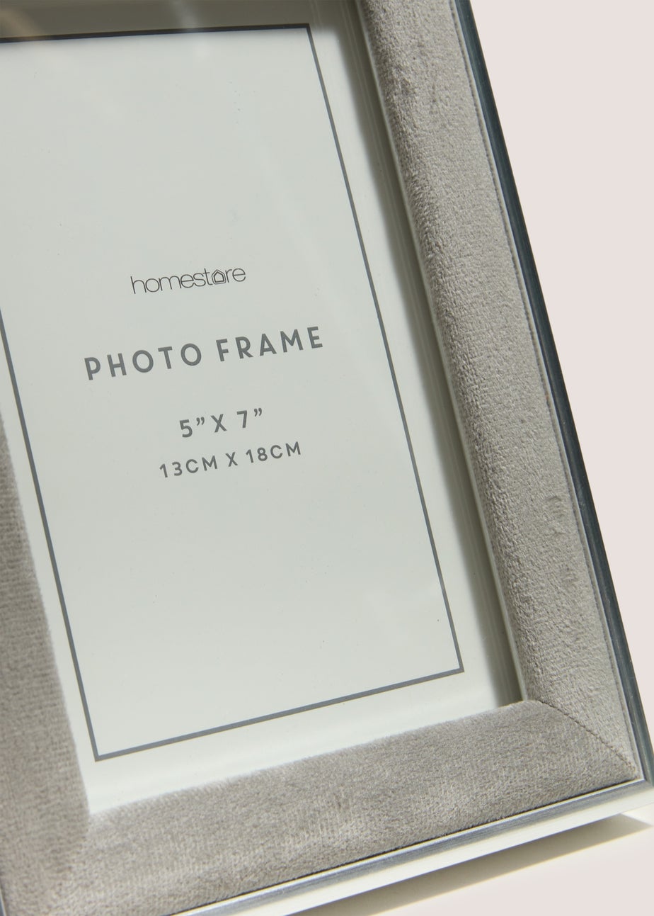 Grey Velvet Frame