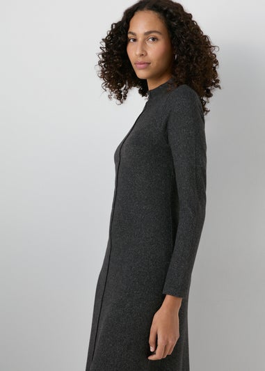 Et Vous Grey Midi Dress