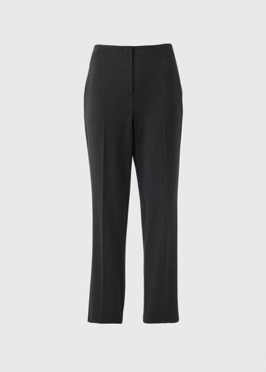 Et Vous Grey Ponte Straight Trousers