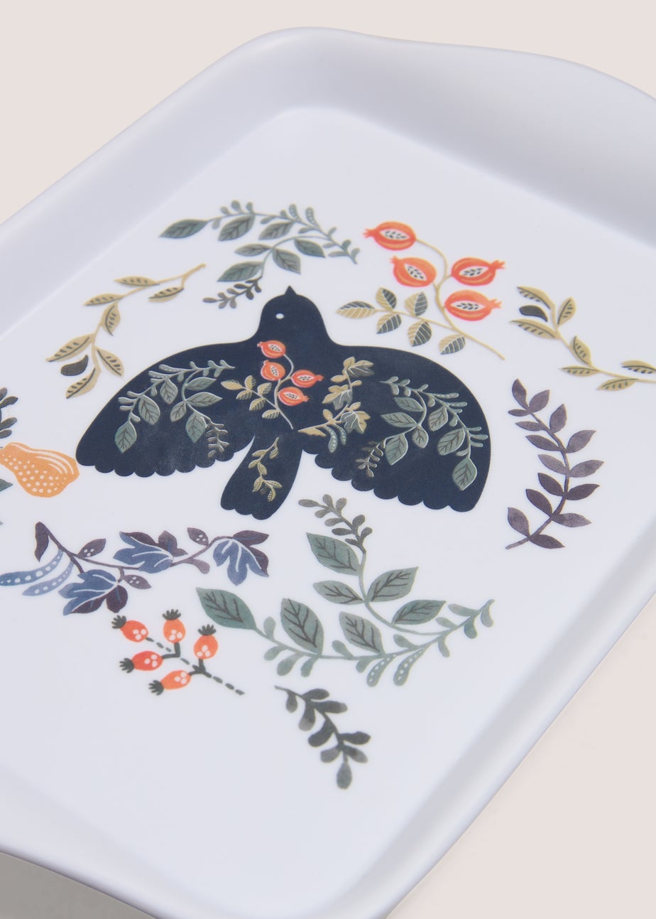Folk Harvest Tray