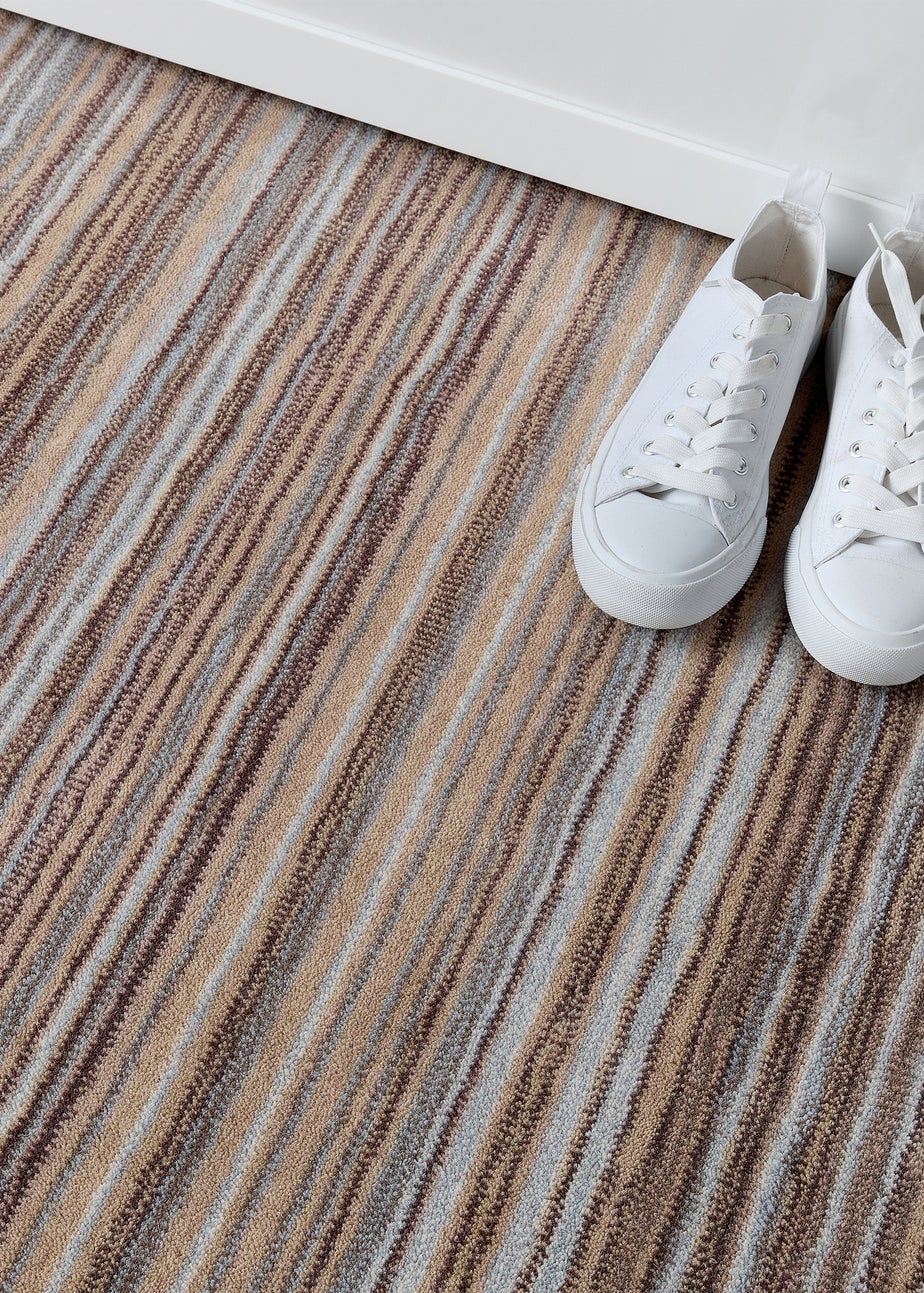 Origins Beige Fine Stripes Rug (120X170)