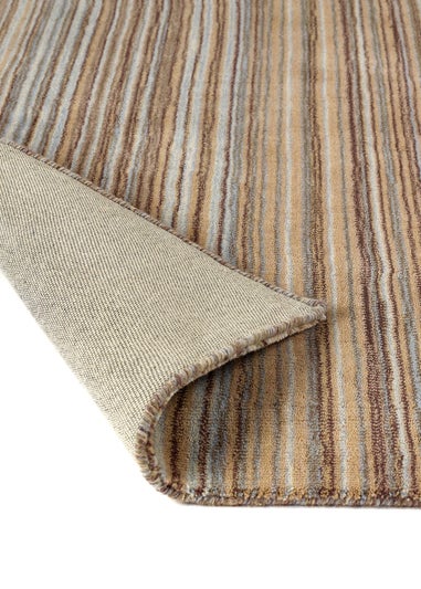Origins Beige Fine Stripes Rug (120X170)