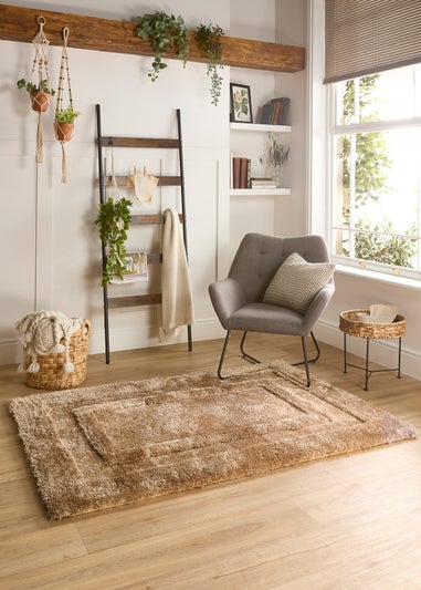 Origins Latte Frame Rug