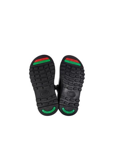 ToeZone Girls Black Gia Mouse Novelty Shoe (Younger 8- Older 3)