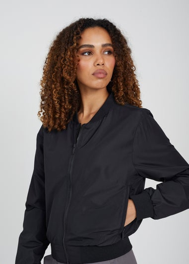 Brave Soul Black Bomber Jacket