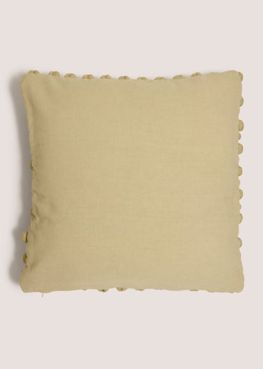 Green Bobble Cushion