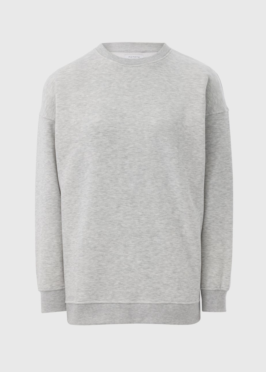 Grey Longline Sweatshirt