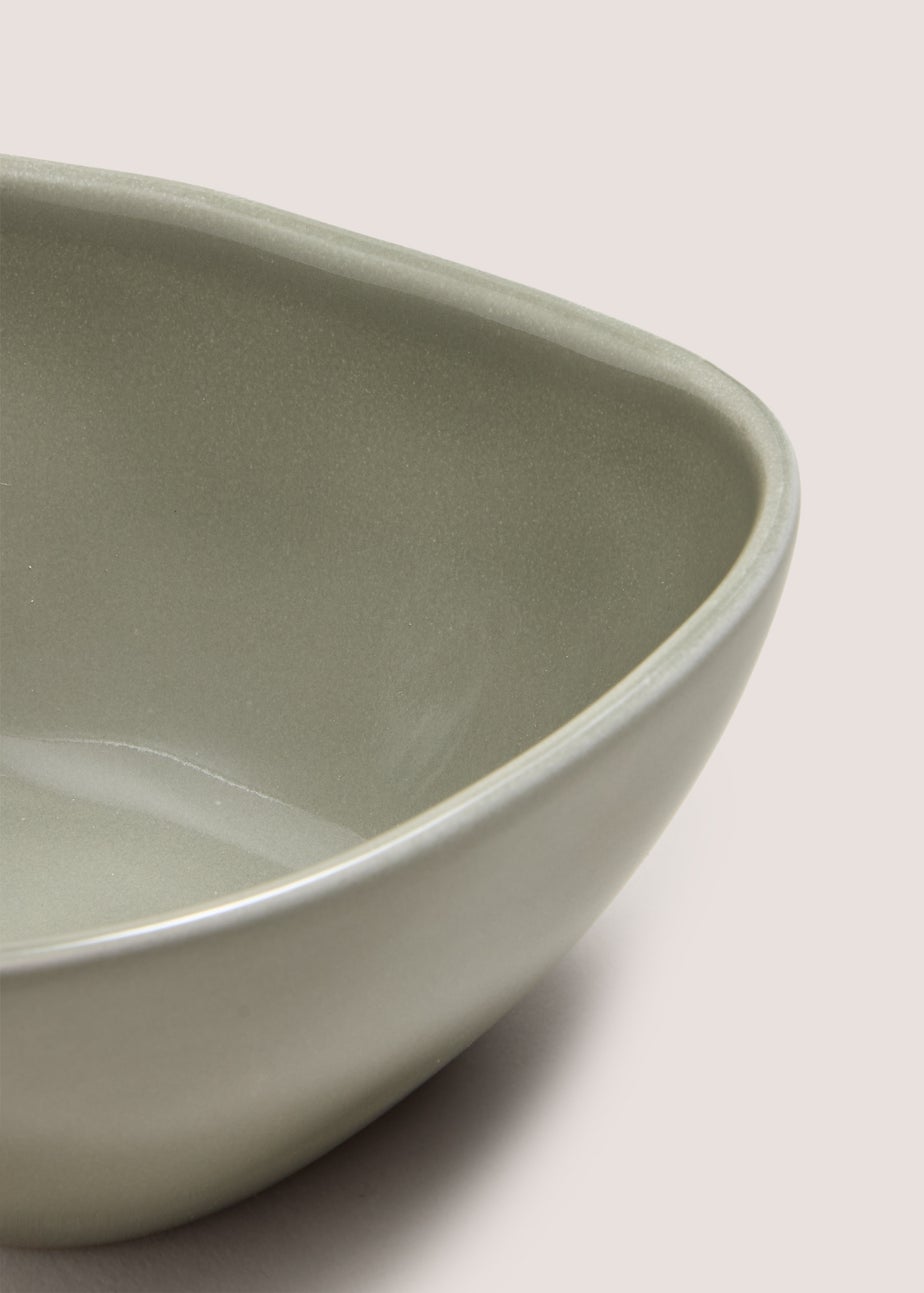 Grey Organic Nibble Bowl (21.5cm x 20.6cm x 3cm)