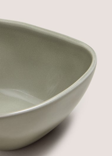 Grey Organic Nibble Bowl (21.5cm x 20.6cm x 3cm)
