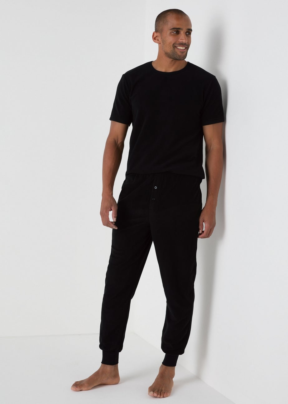 Black Fleece Long Jogging Bottoms
